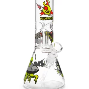 Glass Ice Bong Percolator Space Squadafum